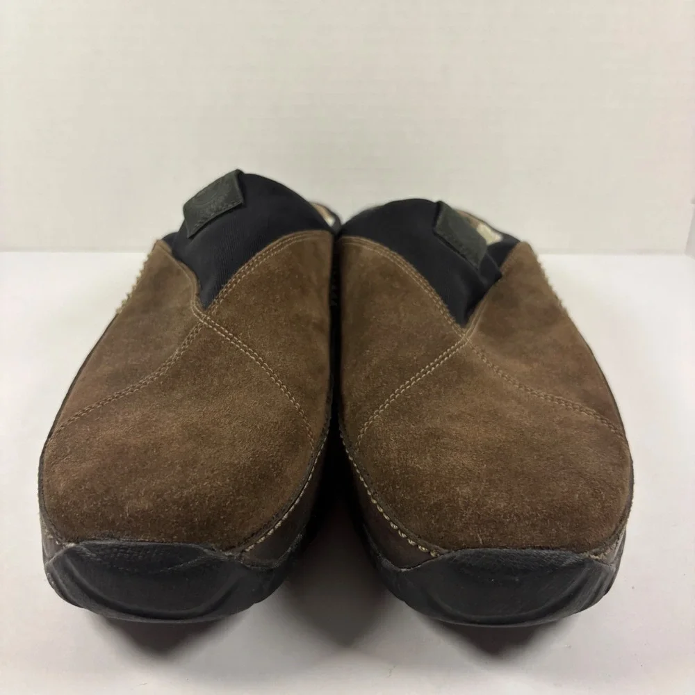 Timberland Clog Mules Mens 13 Brown Suede Smartwool Slip On Outdoor Shoes